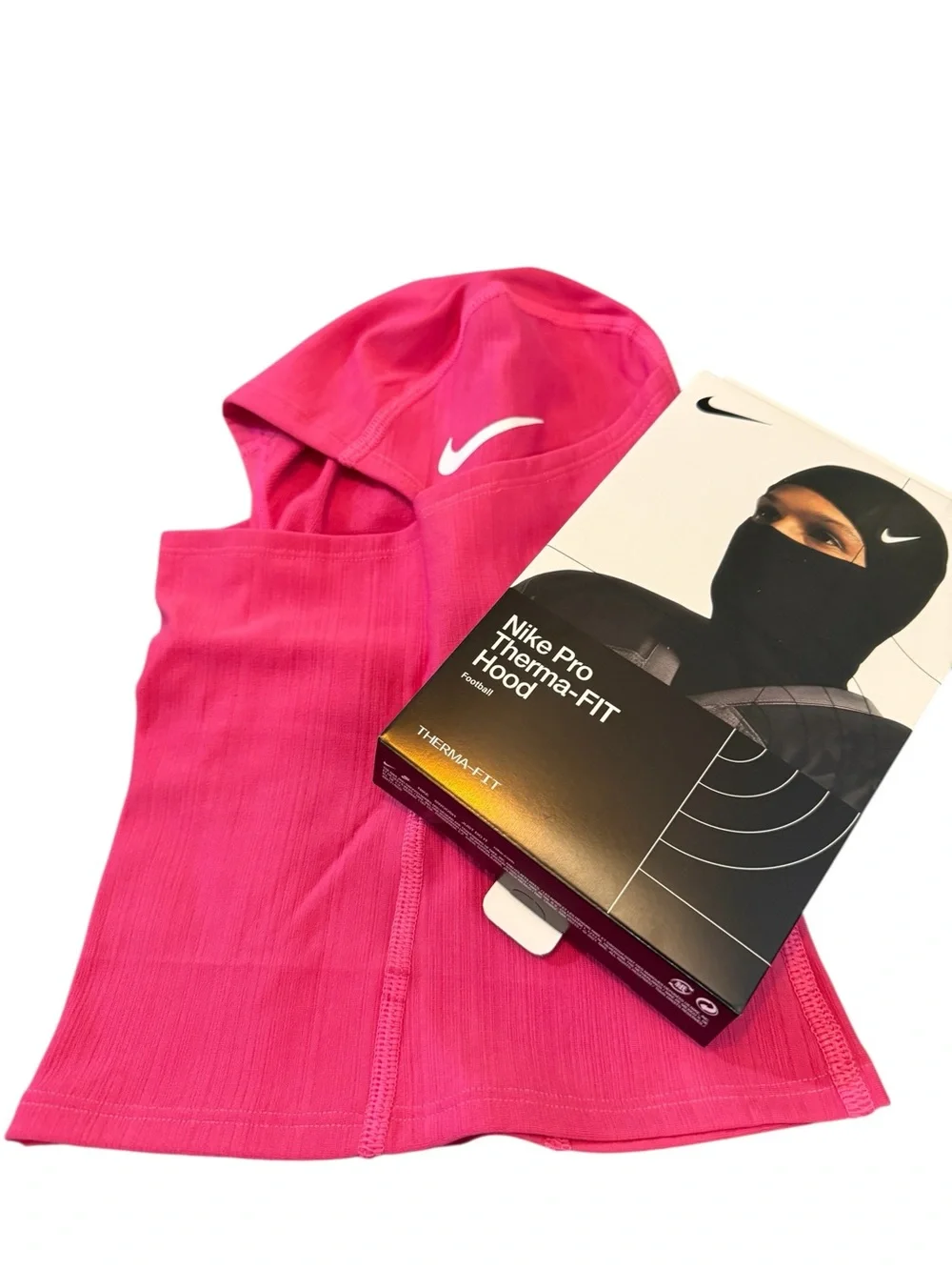Nike Pink Hooded Balaclava with Swoosh